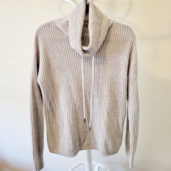 Twik Ribbed Loose Tunnel-Collar Sweater - Picture 3 of 4